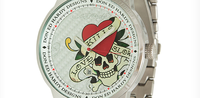 Tattoos and Ed Hardy Watches
