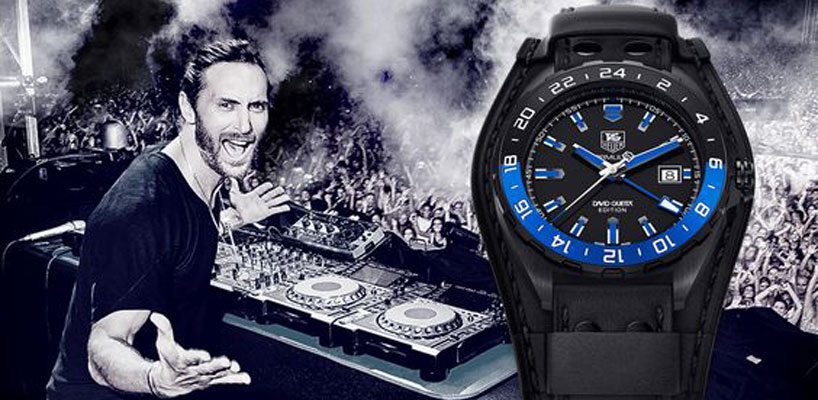 David guetta on sale tag heuer watch