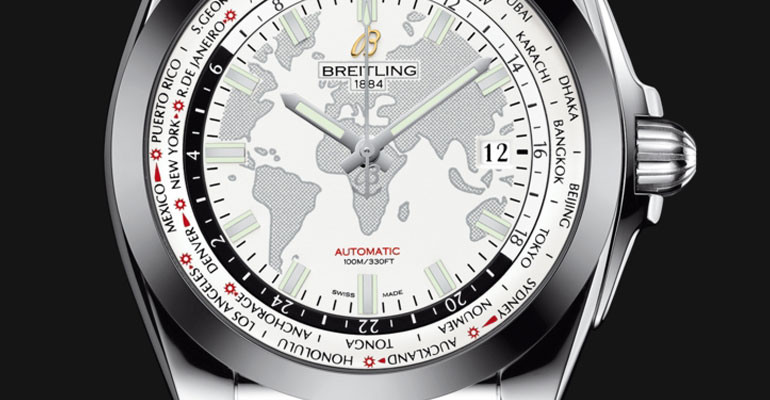 The New Futuristic Globe Trotter: Breitling Galactic Unitime SkeekT!