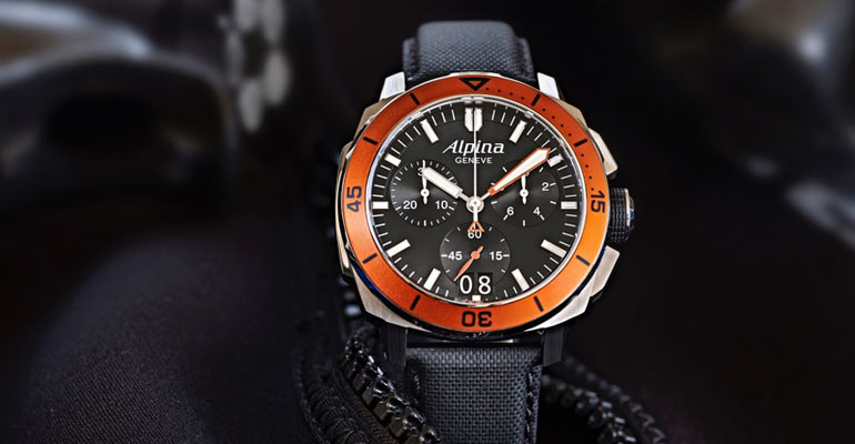 Alpina Watches reveals the Seastrong Diver 300 Chronograph!