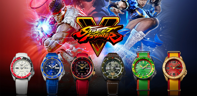 Seiko 5 – BRAND NEW STREET FIGHTER V Limited Editions Revealed