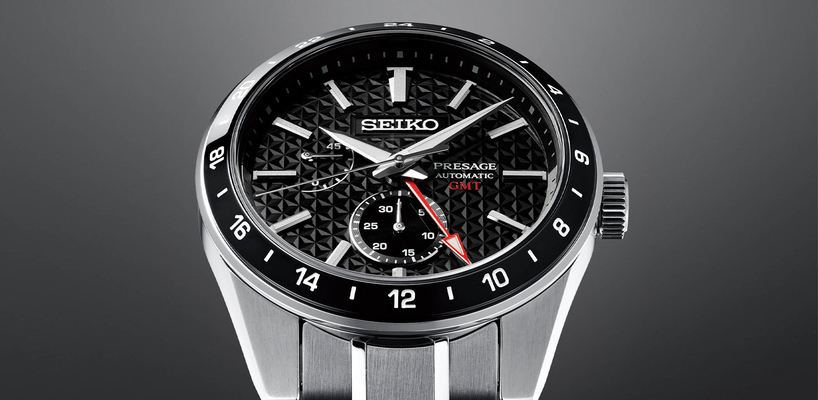 Seiko Presage – NEW Sharp Edged Series GMT SPB221J1