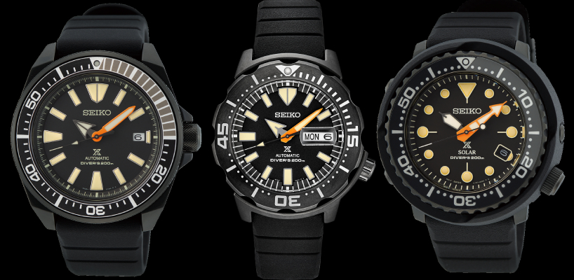 Seiko's new Prospex Black Series 2021 New-Project