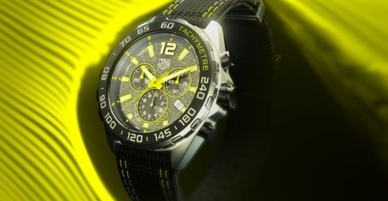 tag heuer formula 1 yellow