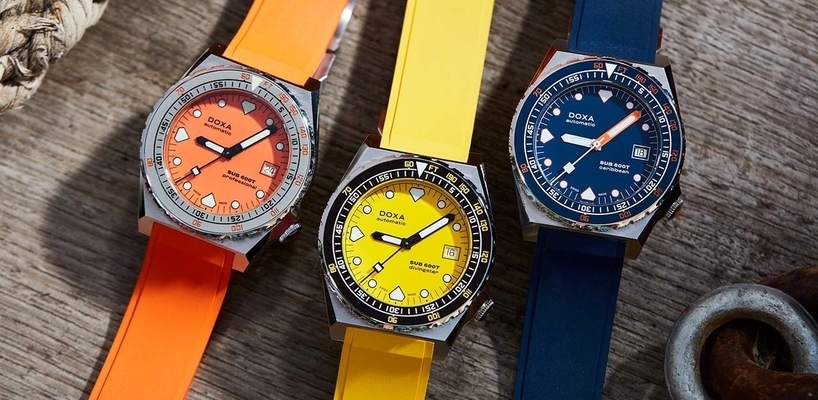 DOXA Sub 600T Steel Watch Collection Review