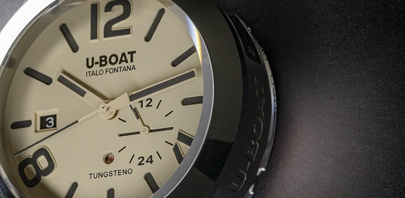 Introducing Two U-Boat Classico Tungsten Watches in Black & Beige