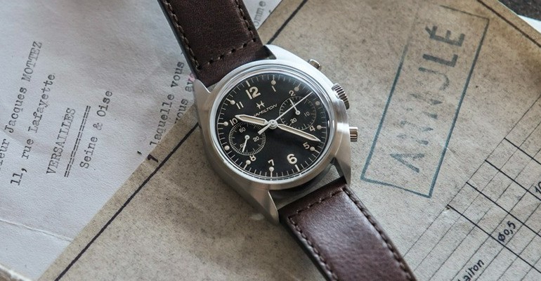 Hamilton – BRAND NEW Khaki Pilot Pioneer Mechanical Chronograph Unveiled