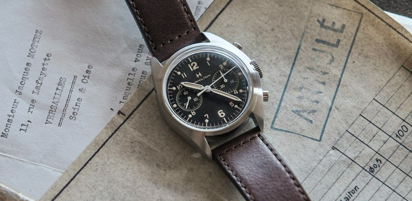 Hamilton – BRAND NEW Khaki Pilot Pioneer Mechanical Chronograph Unveiled
