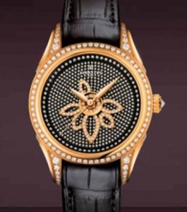 A Rose Gold variant of the Diamond Flower Collection by Perrelet - with 1057 diamonds!